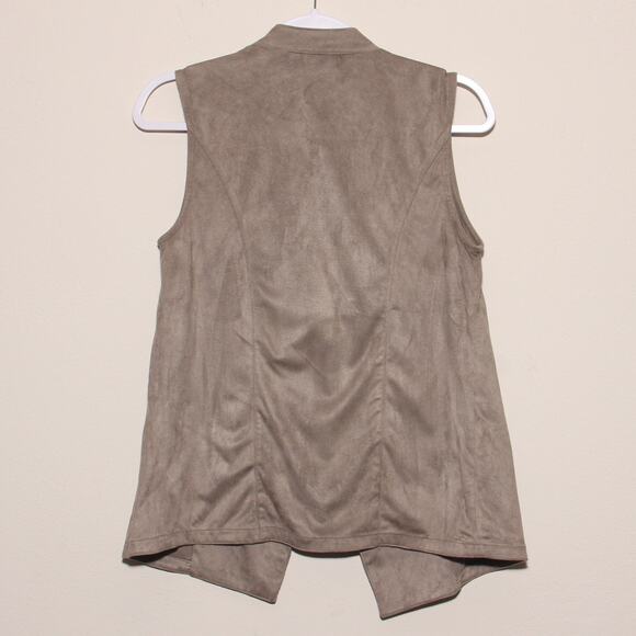 Romeo & Juliet Couture Faux Suede Vest Size Small - Picture 4 of 7